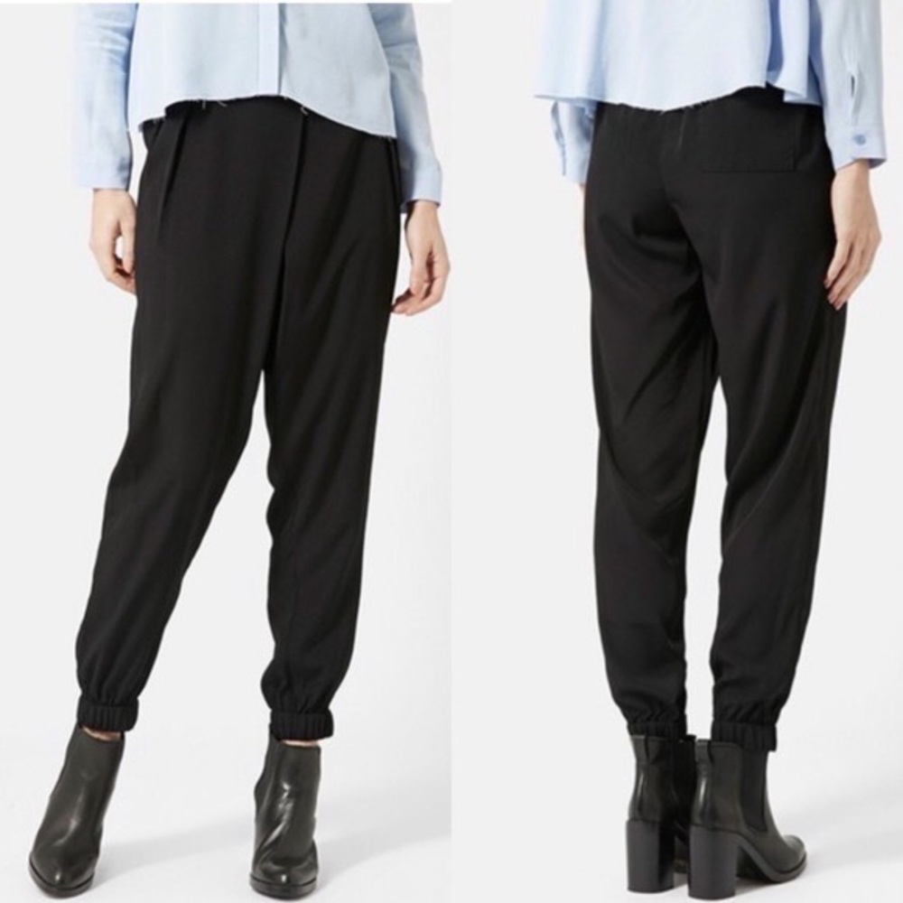 Topshop wrap front joggers 🖤
